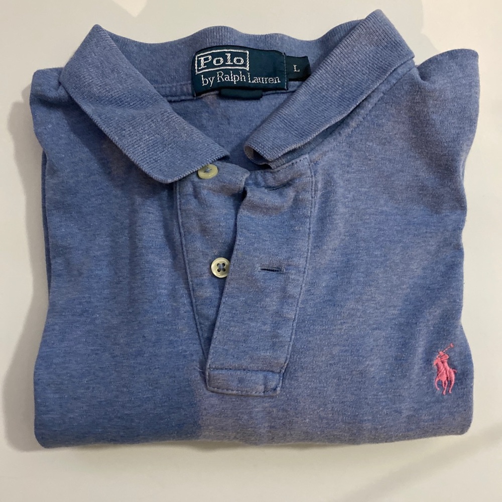 RALPH LAUREN SHORT SLEEVE POLO SHIRT MENS SIZE L